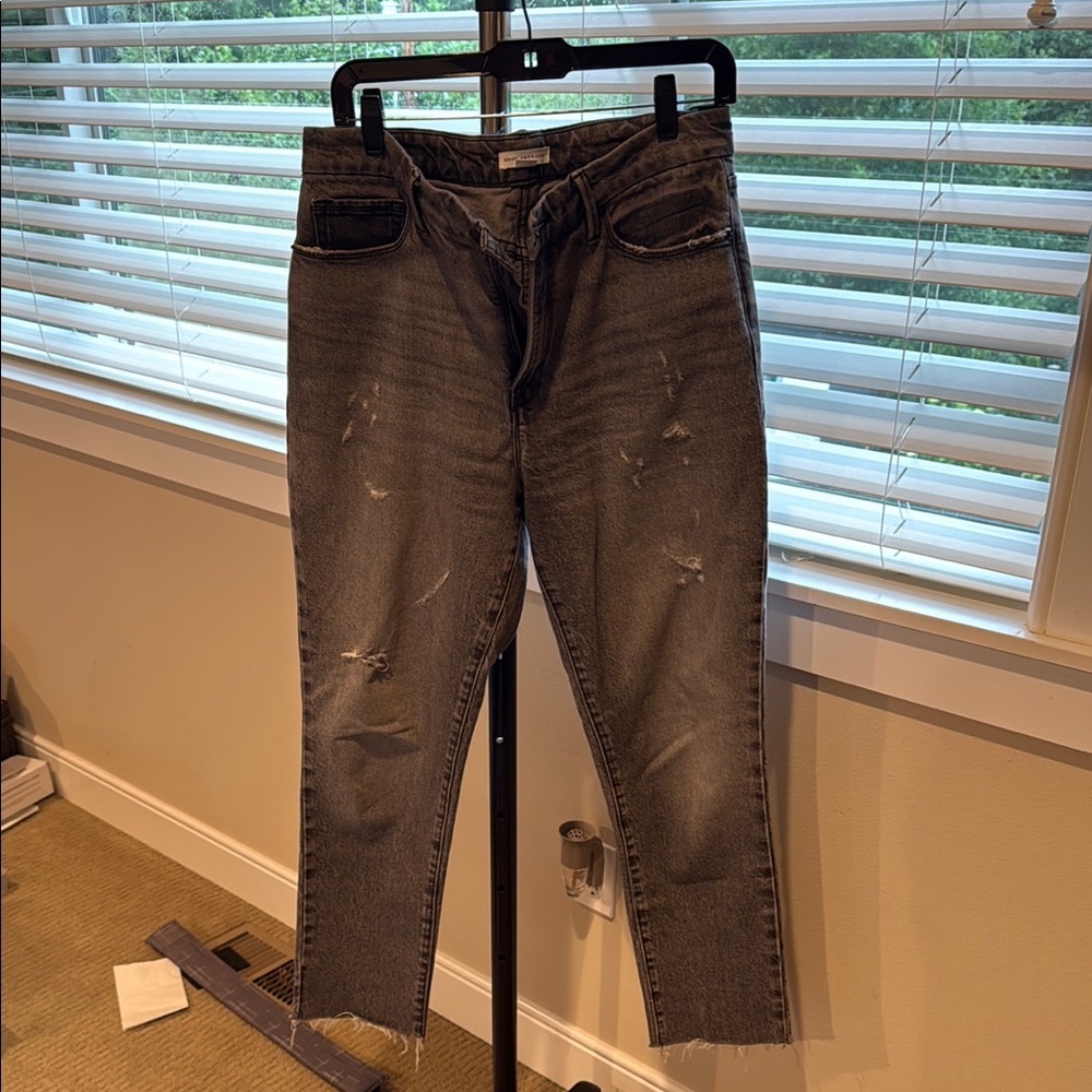 Good American straight leg Gray Jeans